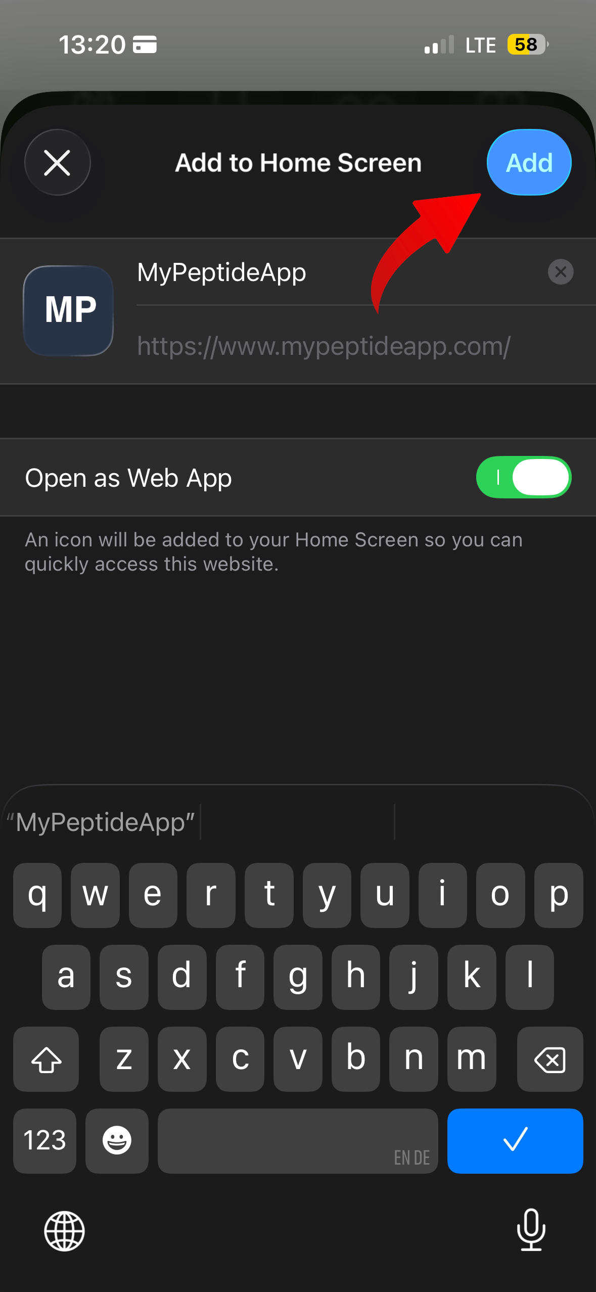 Confirm installation